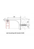 Wall Bracket for Curtain Track 