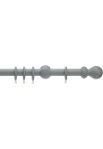 Honister 28mm Wood Curtain Pole Set Pale Slate