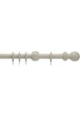 Honister 28mm Wood Curtain Pole Set Stone