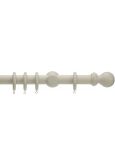 Honister 35mm Wood Curtain Pole Set Stone