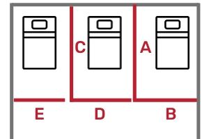 Multi Bed Bay Hospital Curtain Track