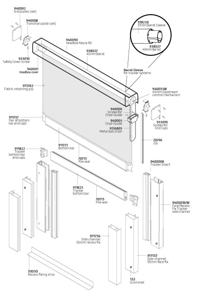 Cassette Commercial Blinds