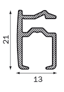 4800 Curtain Track Profile