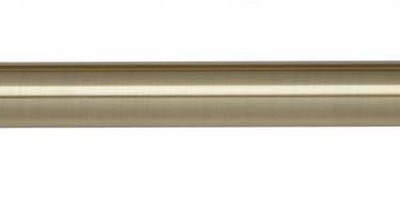 Spun Brass Effect Curtain Pole