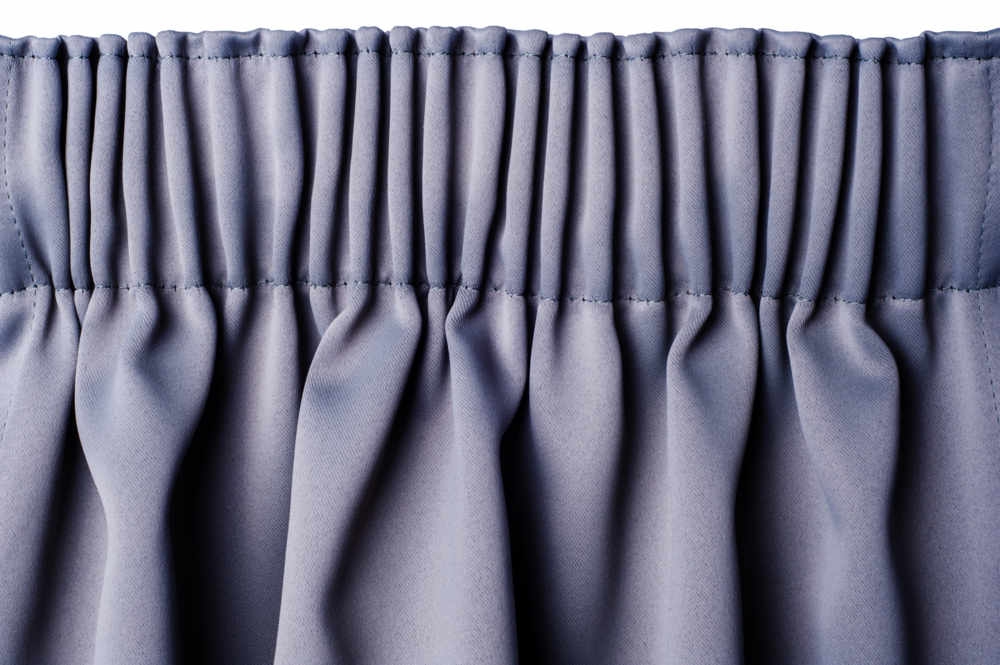 Pencil Pleat curtain heading option